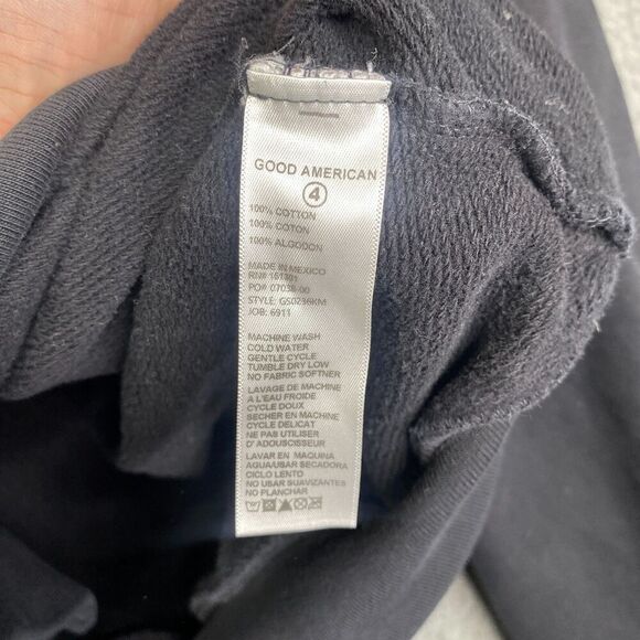 Good American Sweatshirt Taurus Size 4 Long Sleeve Black Pullover Graphic - Picture 9 of 10